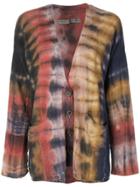 Raquel Allegra Tie-dye Effect Cardigan - Multicolour
