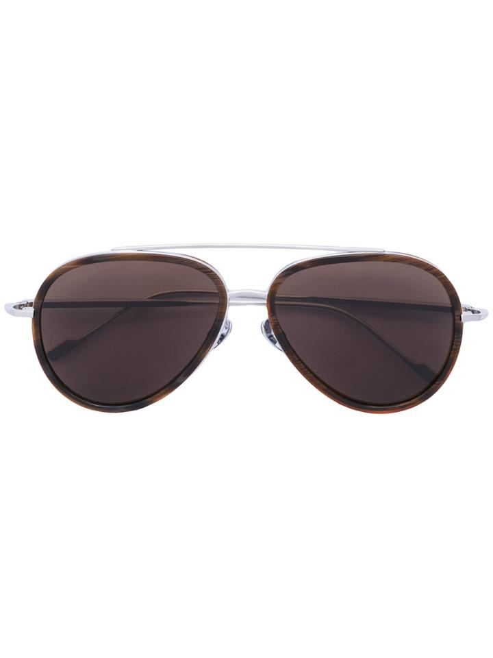 Courrèges Windsor Aviator Sunglasses - Metallic