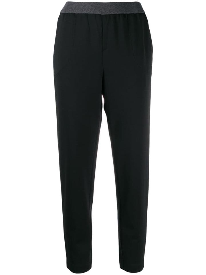 Fabiana Filippi Side Stripe Trousers - Black