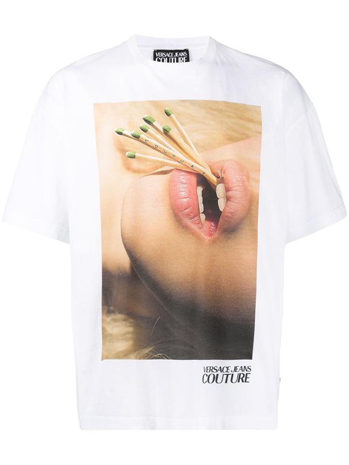 Versace Jeans Couture Photographic Print T-shirt - White