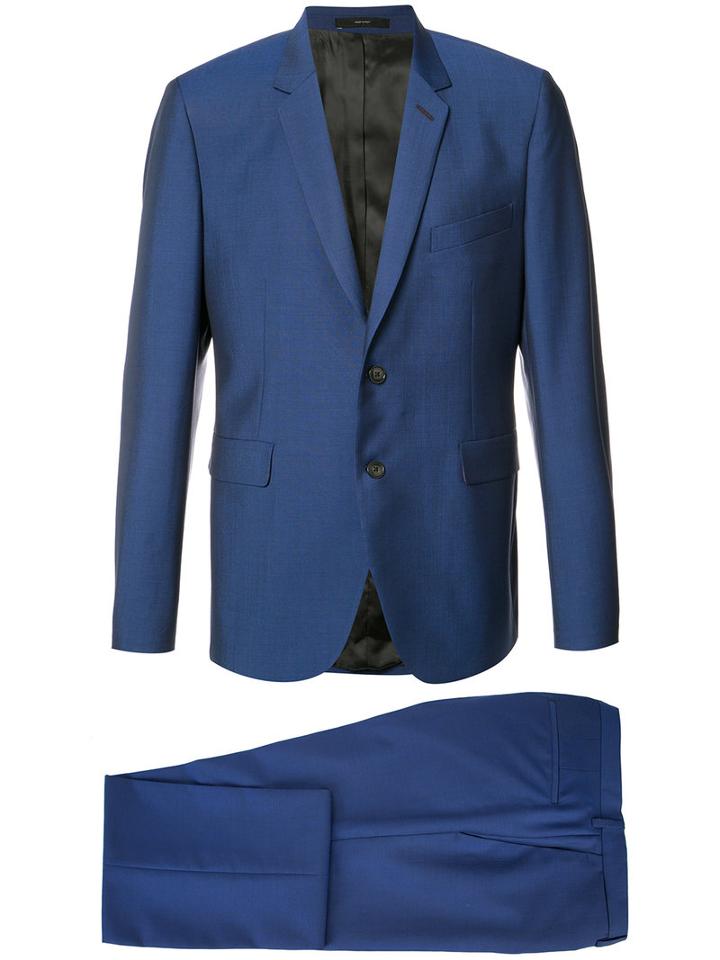 Paul Smith - Notched Lapel Two-piece Suit - Men - Viscose/mohair/wool - 40, Blue, Viscose/mohair/wool