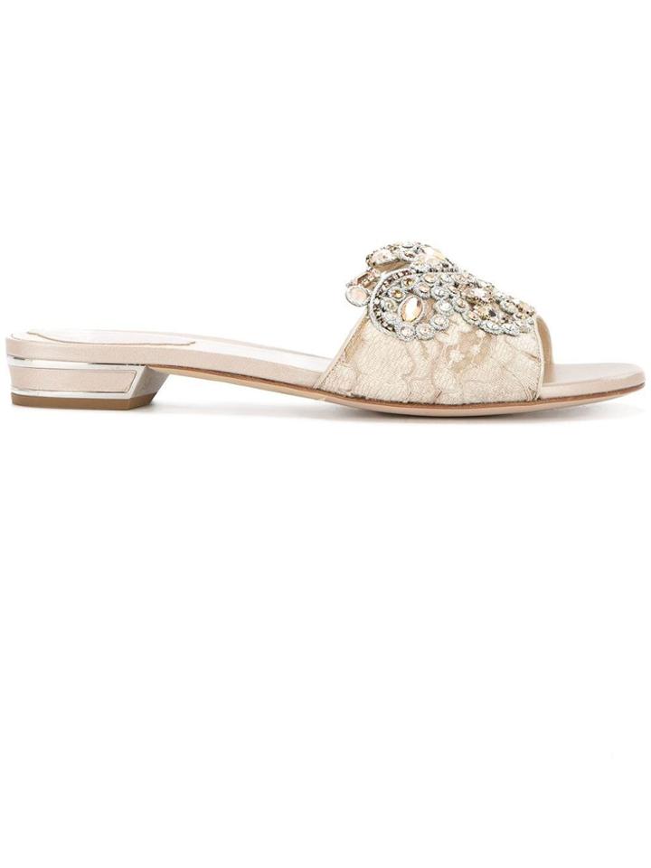 René Caovilla Veneziana Sandals - Metallic