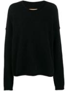 Uma Wang Oversized Knit Sweater - Black