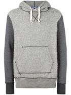 Junya Watanabe Comme Des Garçons Man Nepped Contrast Hoodie, Men's, Size: Large, Grey, Wool/alpaca/nylon