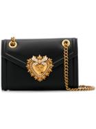 Dolce & Gabbana Small Devotion Crossbody Bag - Black