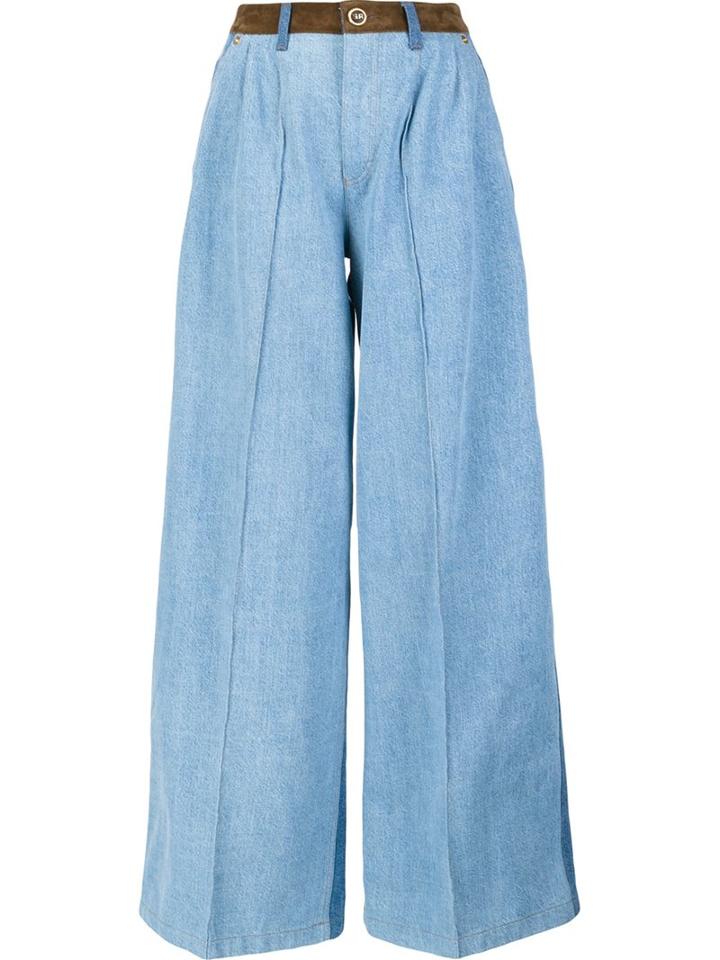 Sonia Rykiel Three-tone Jeans, Women's, Size: 40, Blue, Cotton
