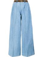 Sonia Rykiel Three-tone Jeans, Women's, Size: 40, Blue, Cotton