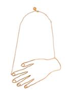Stella Mccartney Hand Pendant Necklace - Metallic