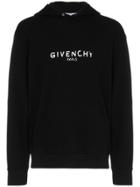 Givenchy Blurred Logo Hoodie - Black