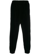 Paura Velvet Joggers - Black