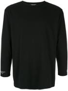 Undercover Printed Sleeve Detail Sweatshirt - Black