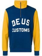 Deus Ex Machina Colour Block Sweatshirt - Blue