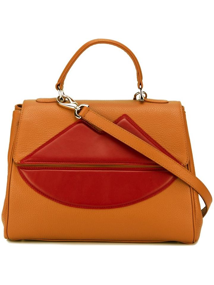 Sara Battaglia 'lips' Tote, Women's, Nude/neutrals