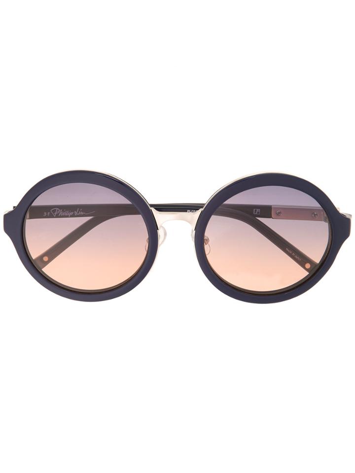Linda Farrow Philip Lim 11 Sunglasses - Blue