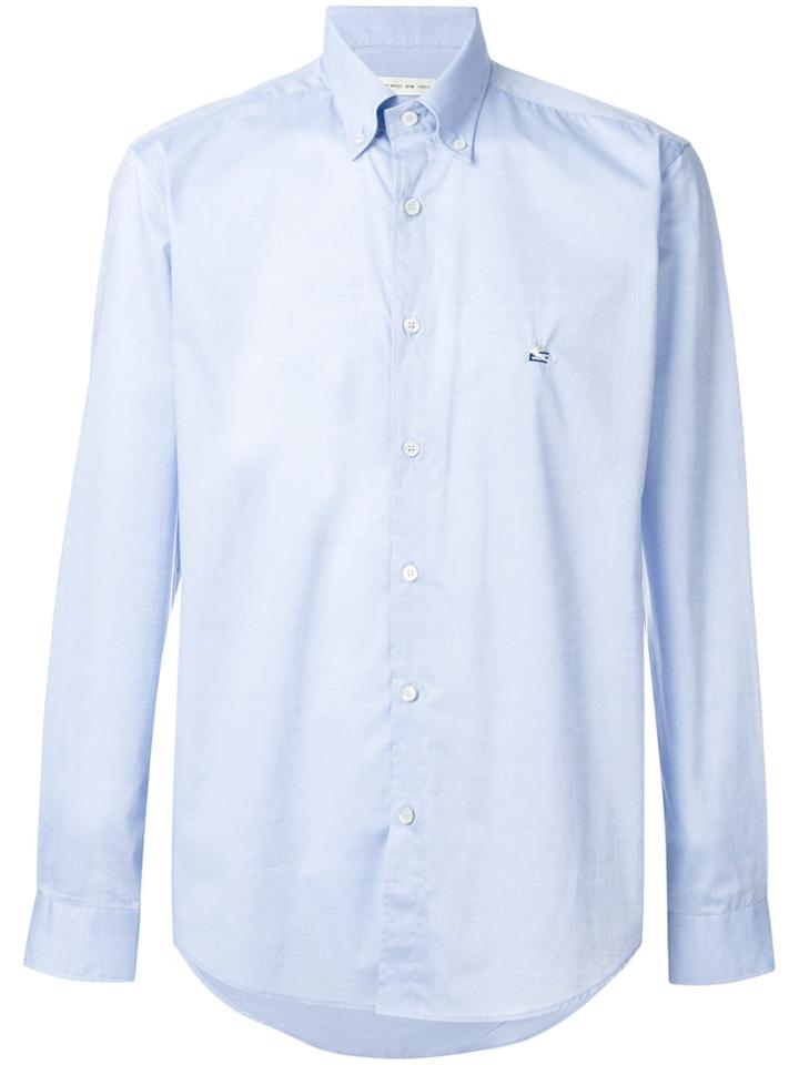 Etro Collared Fitted Shirt - Blue