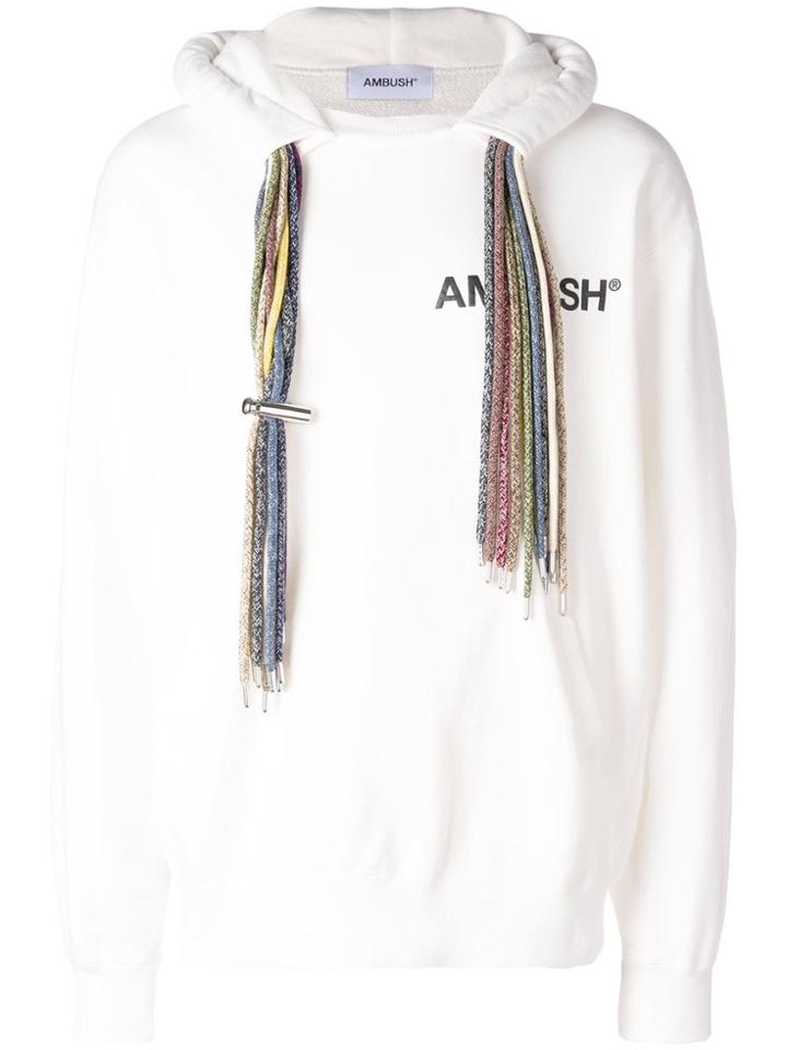 Ambush Multi-cord Logo Hoodie - White
