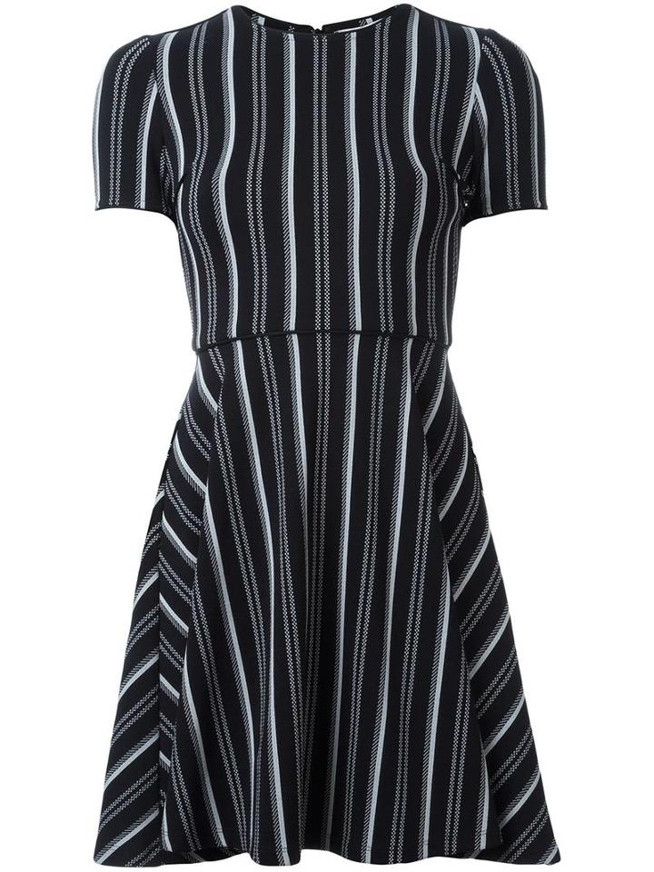 Opening Ceremony Striped Dress, Women's, Size: Xs, Black, Nylon/polyester/polyurethane