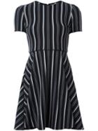 Opening Ceremony Striped Dress, Women's, Size: Xs, Black, Nylon/polyester/polyurethane