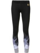 Monreal London Stone Shadow Print Leggings, Women's, Size: Medium, Black, Polyamide/spandex/elastane