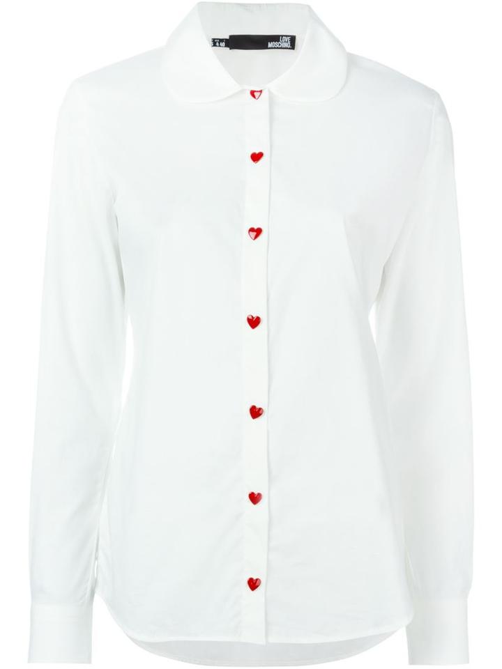 Love Moschino Heart Button Shirt