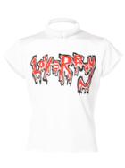 Charles Jeffrey Loverboy Dribble Logo T-shirt - White