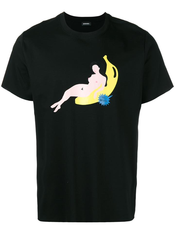 Diesel 100% Natural T-shirt - Black