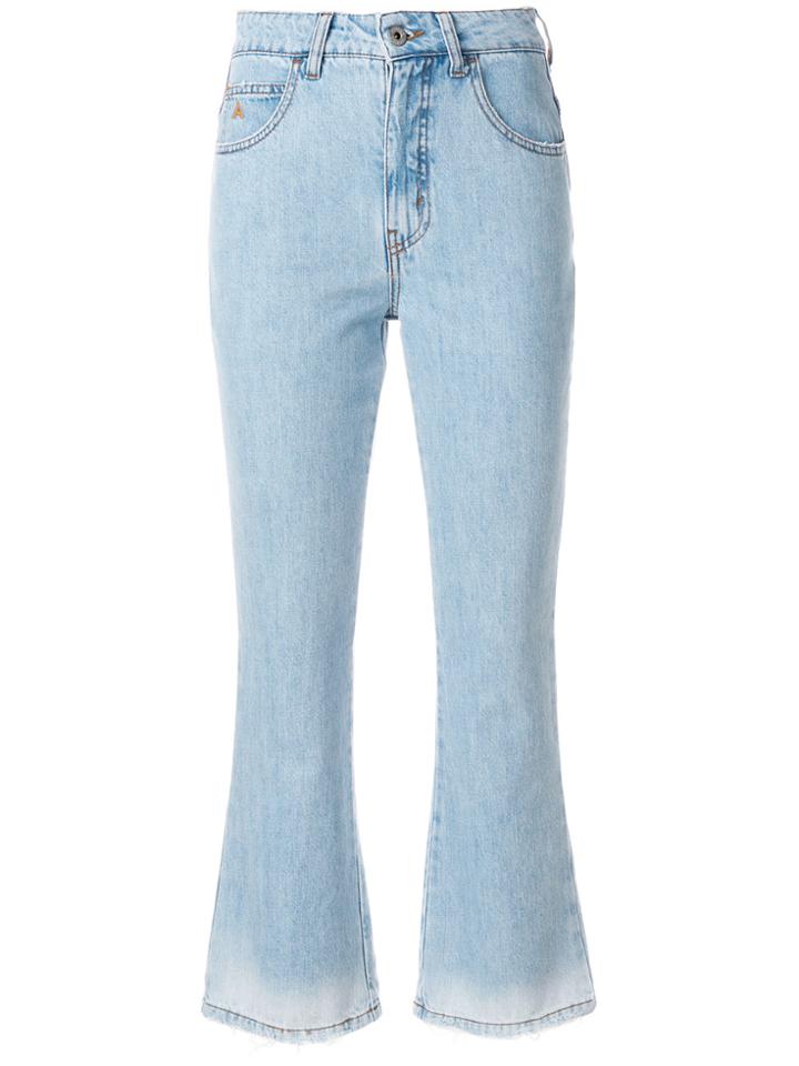 Attico Cropped Jeans - Blue