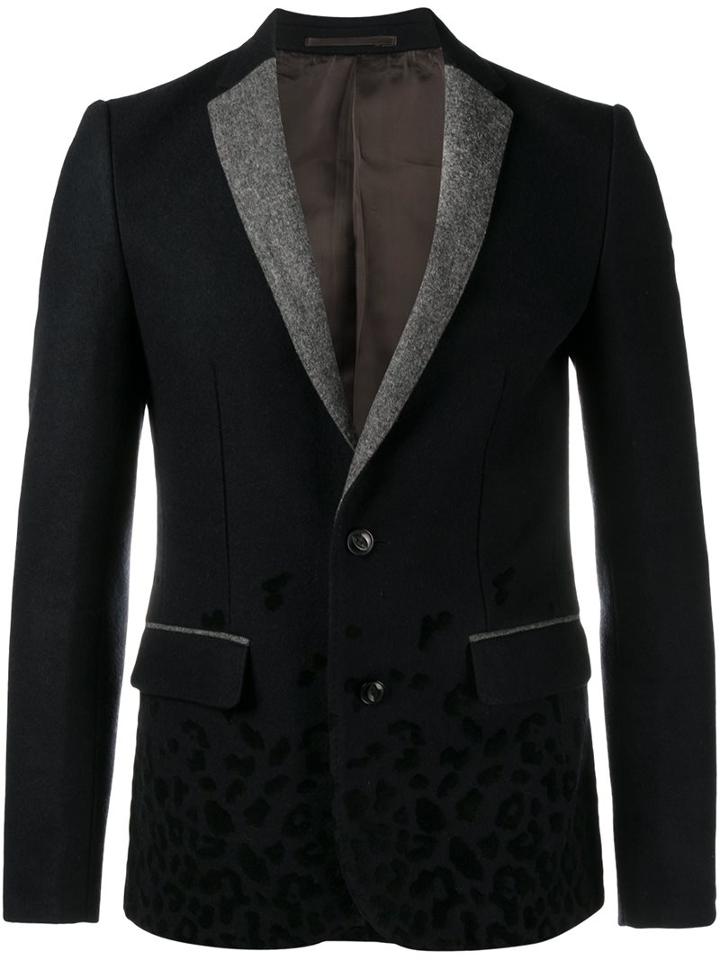 Kolor Leopard Print Blazer