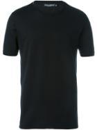 Dolce & Gabbana Round Neck T-shirt, Men's, Size: 54, Black, Cotton