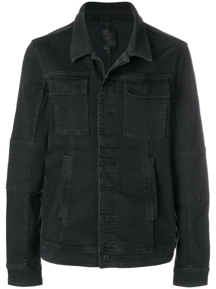 Thom Krom Buttoned Denim Jacket - Black