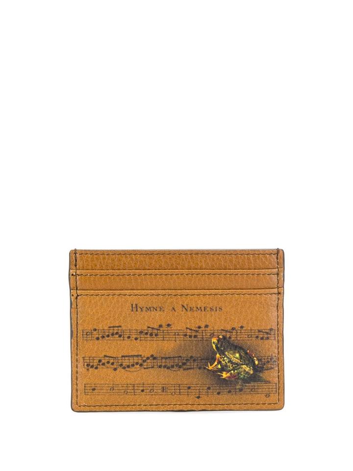 Etro Sheet Music Cardholder - Brown