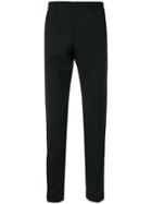 Paul Smith Flat Front Trousers - Black