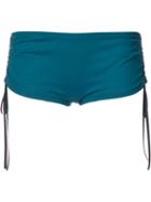 Malia Mills - Side Tie Bikini Shorts - Women - Nylon/spandex/elastane - 10, Women's, Green, Nylon/spandex/elastane