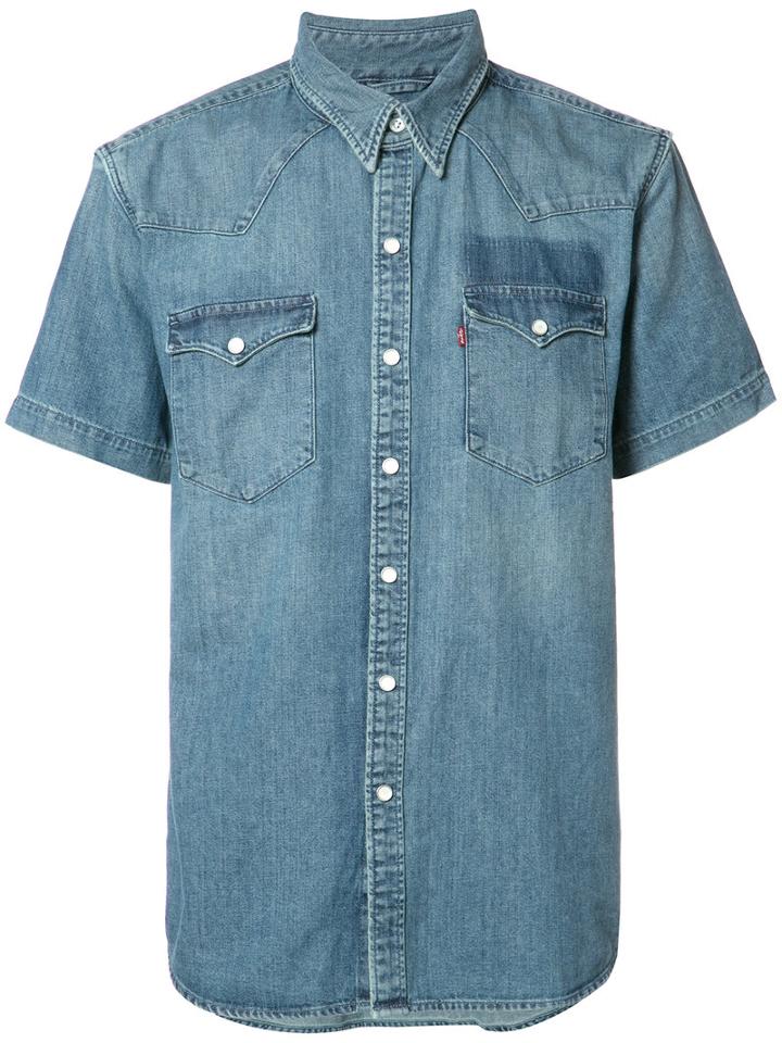 Levi's Shortsleeved Denim Shirt, Men's, Size: Xxl, Blue, Cotton