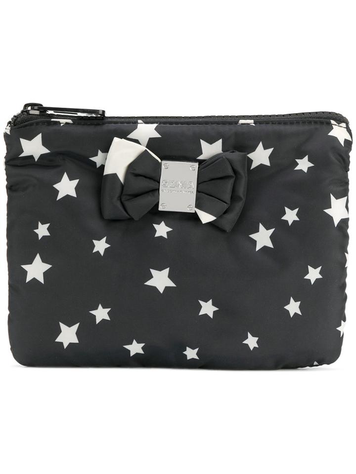 Sonia By Sonia Rykiel Star Print Make Up Bag - Black