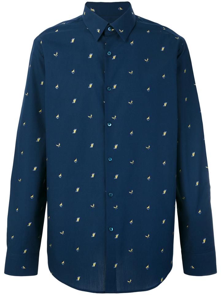 Fendi Printed Shirt - Blue