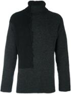 Yohji Yamamoto Collar Fringe Turtle Jumper