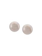 Baggins 18kt White Gold Round White South Sea Pearl Studs