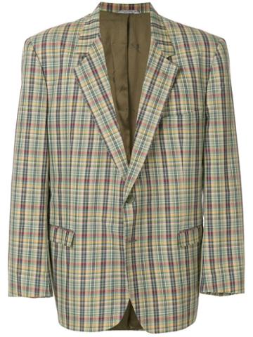 Emilio Pucci Pre-owned Tartan Blazer - Multicolour