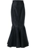 Alessandra Rich Flared Taffeta Skirt
