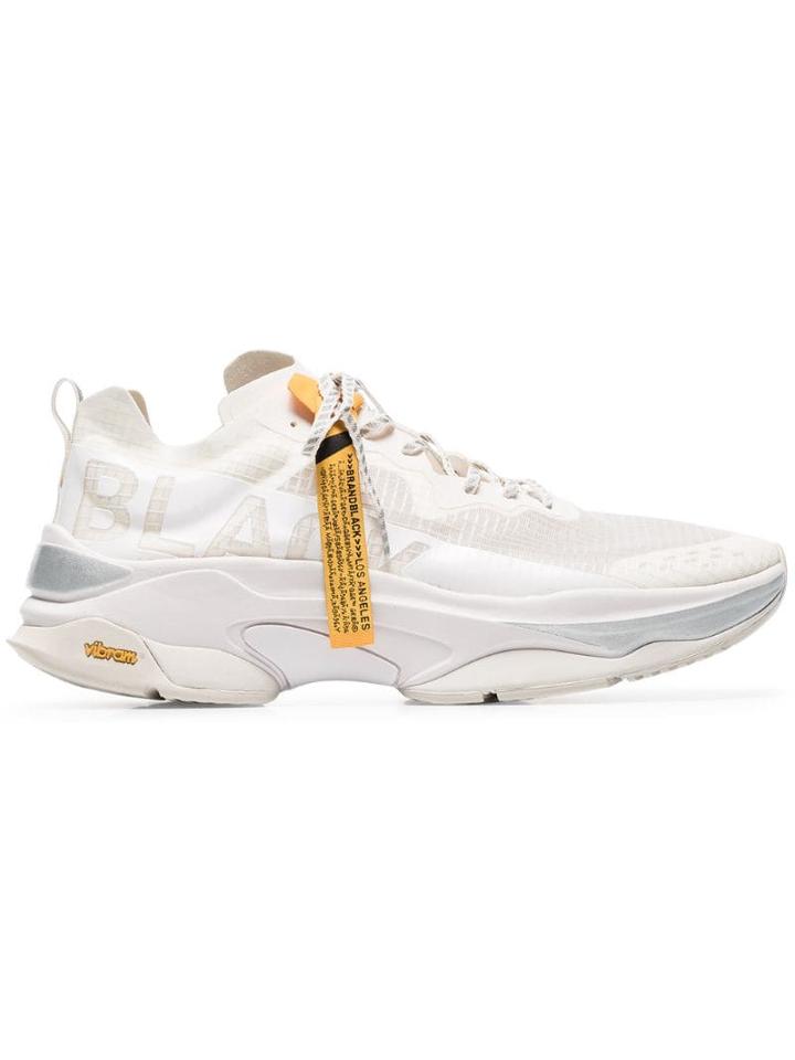 Brandblack White Kite Racer Sneakers - Neutrals