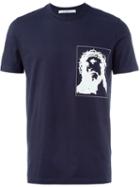 Givenchy Christ Print T-shirt, Men's, Size: Xs, Blue, Cotton