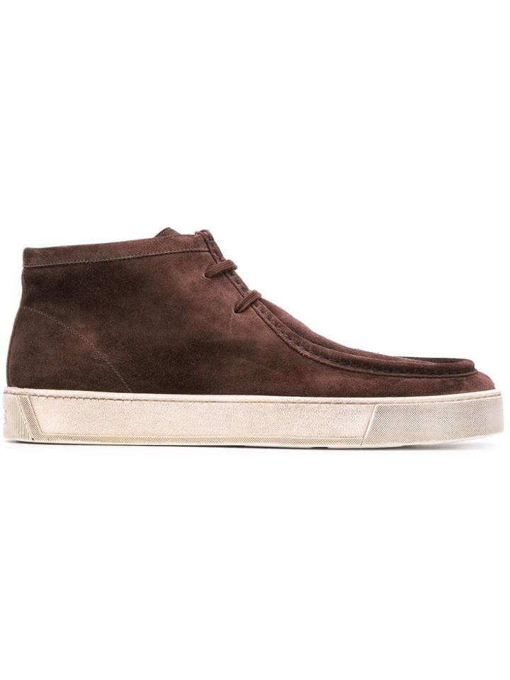 Santoni Santoni Mbgs20945sporpea T60 Furs & Skins->calf Suede - Brown