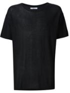321 Knit T-shirt, Men's, Size: Large, Black, Cotton