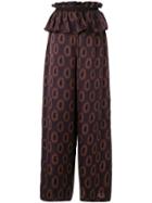 Muller Of Yoshiokubo Millor Flared Trousers - Blue
