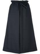 Daniela Gregis Drawstring Wide-legged Trousers, Women's, Grey, Wool