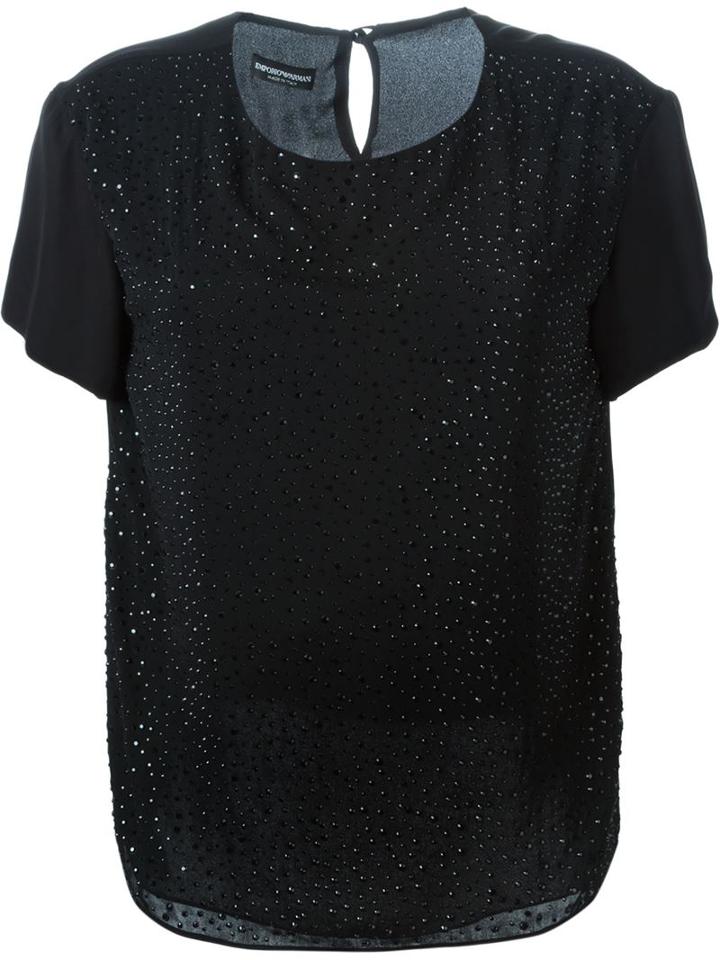 Emporio Armani Embellished Blouse