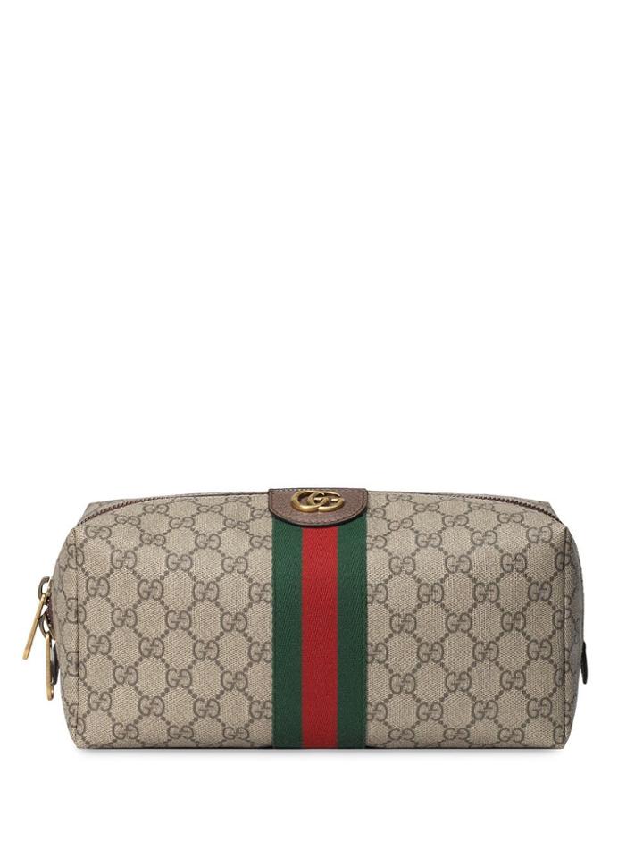 Gucci Ophidia Gg Wash Bag - Neutrals