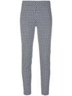 D.exterior Knitted Slim-fit Trousers - Blue