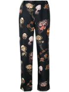 F.r.s For Restless Sleepers Sealife Print Trousers - Black